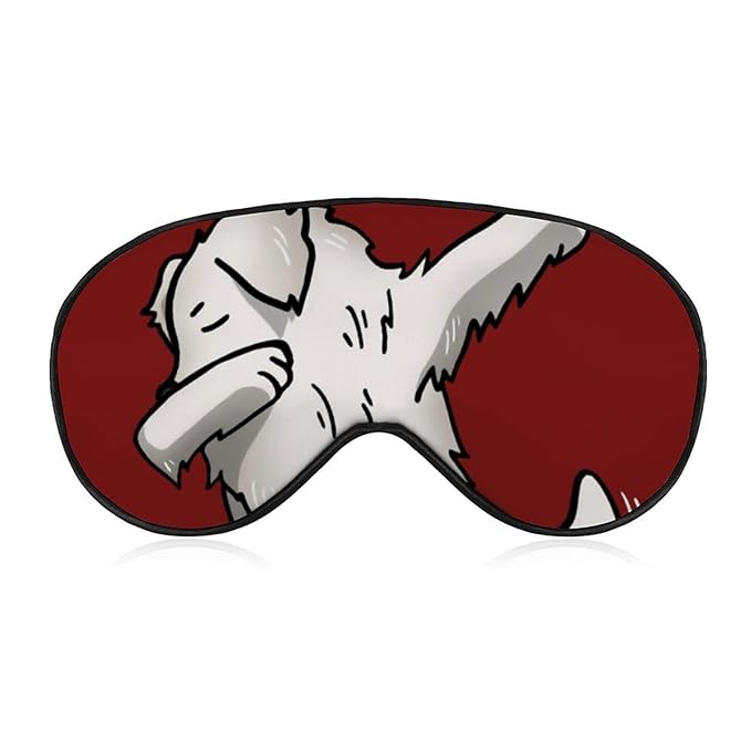 Funny Dabbing Great Pyrenees Dog Eye Covers Cute Printing