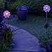 Christmas Decoration Snowflakes Color Changing Solar Powered Holiday Garden Stake Lights Outdoor Decoration Lawn Patio Deck Yard Decor
