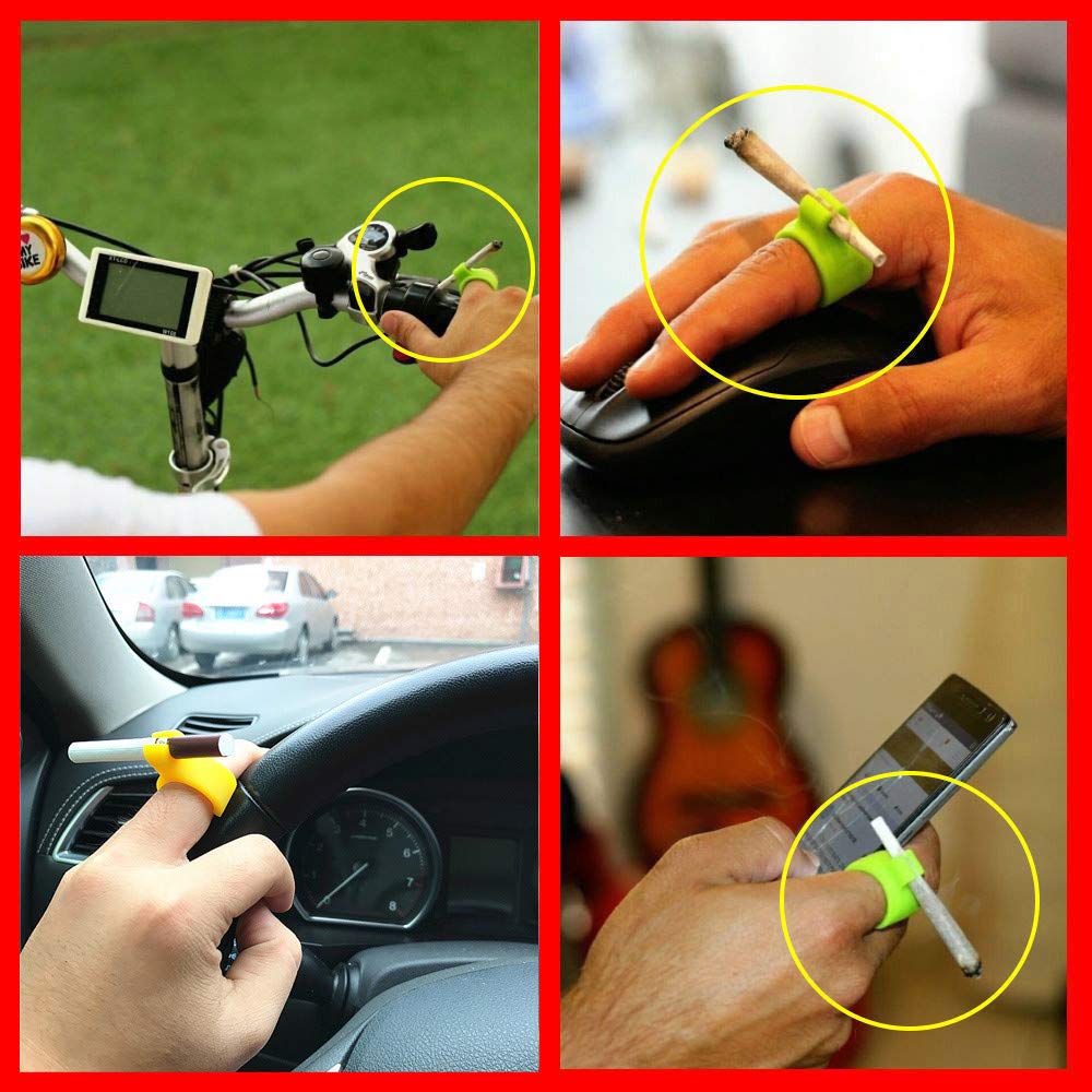cigarette holder ring diy Cigarette Holder Skull Pattern Vintage Adjustable Prevent Hand Burn Ring  Holder