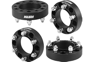 HISH 1.5 inch 6x5.5 Wheel Spacers for Tacoma 4Runner, with Lug Nuts without Locking Hub, Package of 4