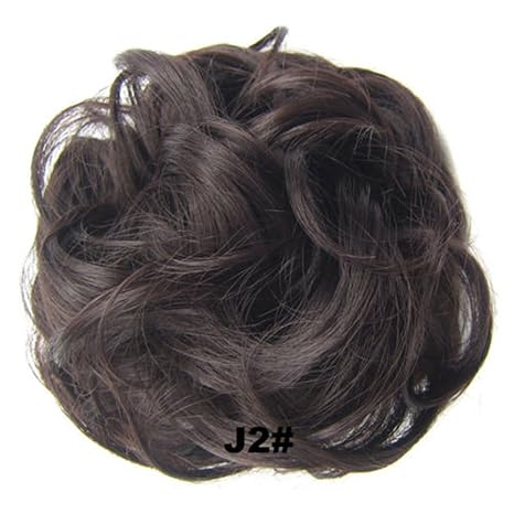 Curly Messy Bun Hair Piece Hair Fake Natural Look Extensions