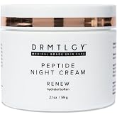 DRMTLGY Peptide Night Cream | Hydrating Firming Moisturizer | Peptides, Ceramides, Overnight hydration, Skin firming, Fine line smoothing, All skin types