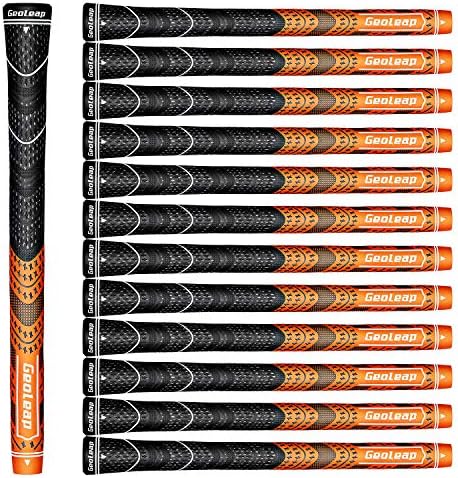 Geoleap ACE-C Golf Grips Set of 13- Cord Rubber, Hybrid Golf Club Grips, Standard/Mdisize, 10 Colors Optional. Geoleap ACE-C Golf Grips Set of 13- Cord Rubber, Hybrid Golf Club Grips, Standard/Mdisize, 10 Colors Optional.