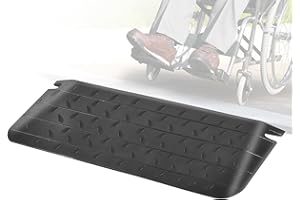 ELLUMIN 2" High Wheelchair Ramp Rubber Threshold Ramps for Wheelchairs for Home, 2200 lbs Weight Capacity, Non-Slip Surface for Wheelchair,Strollers,Scooters Home Doorways Use