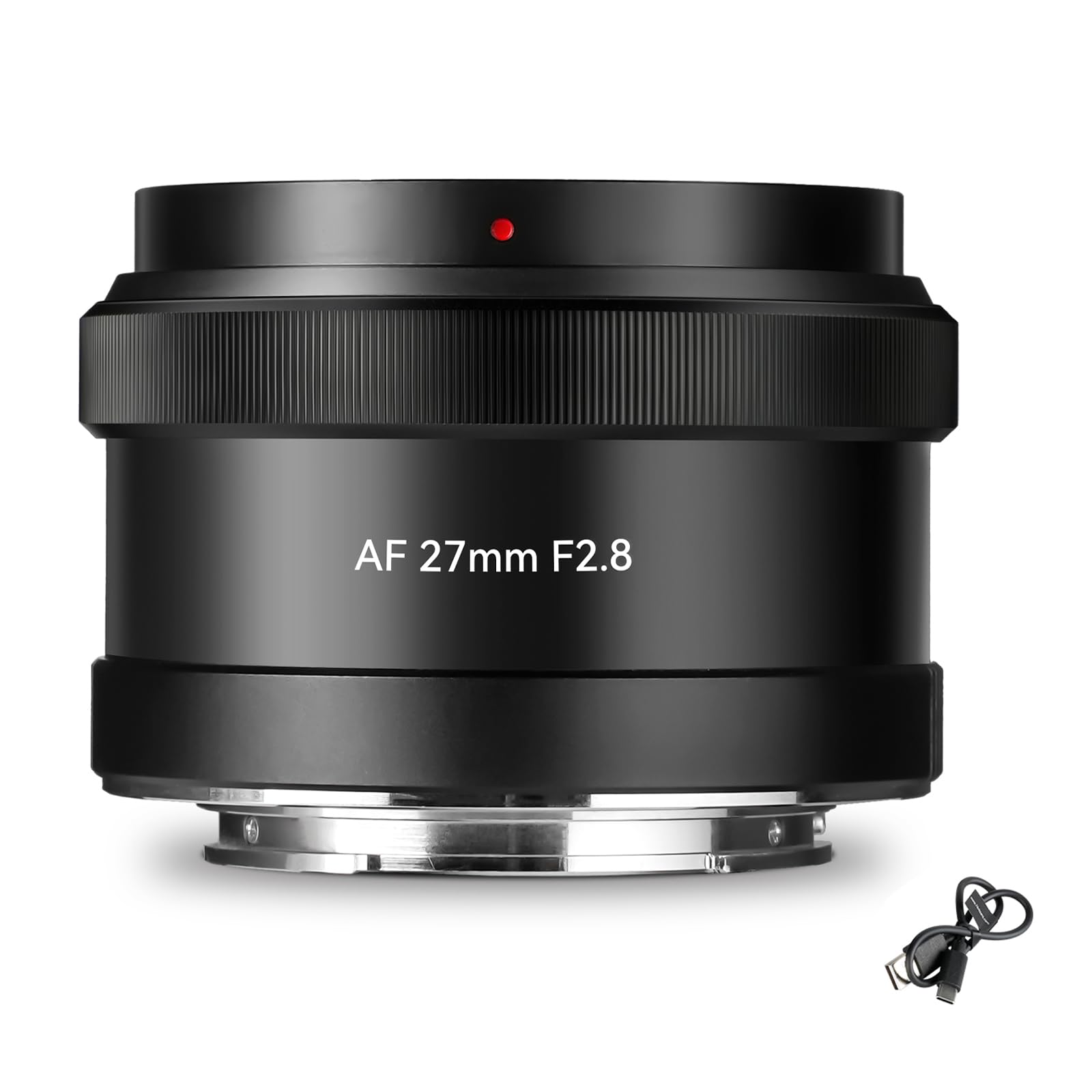7artisans AF 27mm F2.8 APS-C Camera Lens Auto Focus STM Prime Lens Large Aperture Compatible with Sony E-mount Mirrorless Cameras A6300 A6400 A6500 A6600 NEX-3 NEX-3N A7R A7RIII A7 A7S