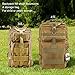 HUKOER 17.7''x 9.9''x 9'' Tactical Rucksack - Fashionable 30L Multiple Colors Outdoor Tactical Shoulder Hiking Daypack Military Backpack Perfect for Young Camping Trekking Hunting (Khaki)