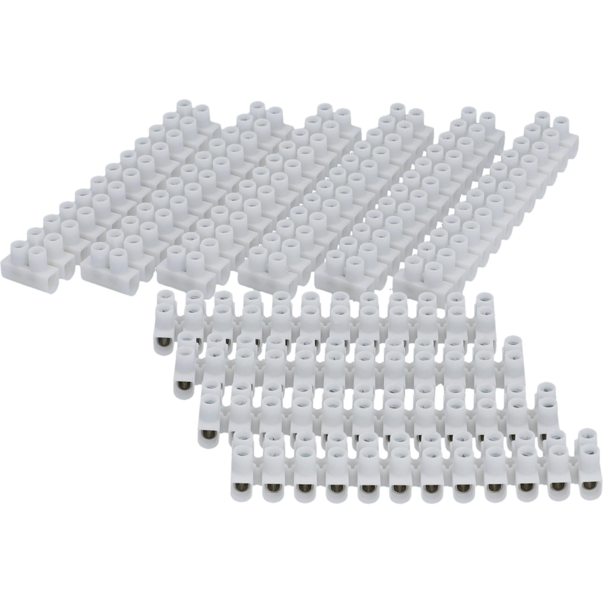 UNITEC Lustre Terminal Pack of 10 | 12 Pin | Can be Used up to 380 Volt | 1.0-2.5 mm² | Transparent