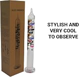 Thorness 44cm Tall Galileo Thermometer with Ten Floating Globes view 6