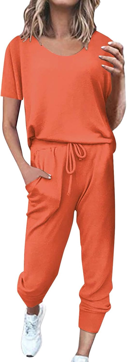 Onsoyours Pantaloni Sportivi Donna Vita Alta - Jogging Casual Con Tasche, Colore A Contrasto - Moda Hippie Streetwear - 6