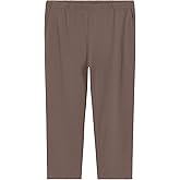 Weintee Women's Plus Size Petite Knit Pants with Pockets