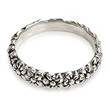 NOVICA Artisan Handmade Sterling Silver Flower Ring