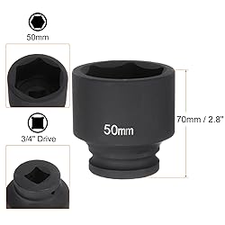 HARFINGTON 6-Point Impact Socket 3/4" Drive 50mm