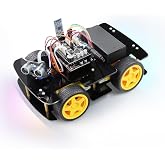 Freenove 4WD Car Kit (Compatible with Arduino IDE), Line Tracking, Obstacle Avoidance, Wireless Control App, Ultrasonic Sensor Motor Servo