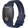 EmeTerm Explore Navy Blue Anti-Nausea Wristband IP67 Waterproof Morning Motion Travel Sickness Vomit Relief Rechargeable Classic Strap Design No Gel Drug Free Without Side Effects
