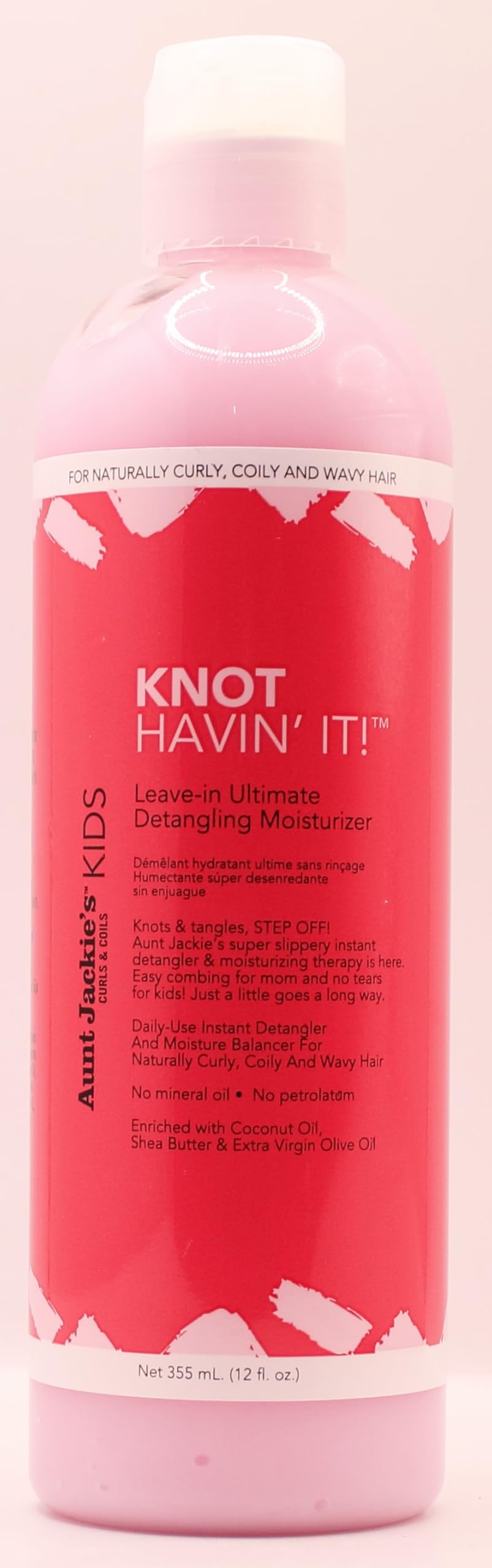 Aunt Jackie's Girls Knot Havin' It! Leave-In Ultimate Detangling Moisturizer, 12 oz by Aunt Jackie's