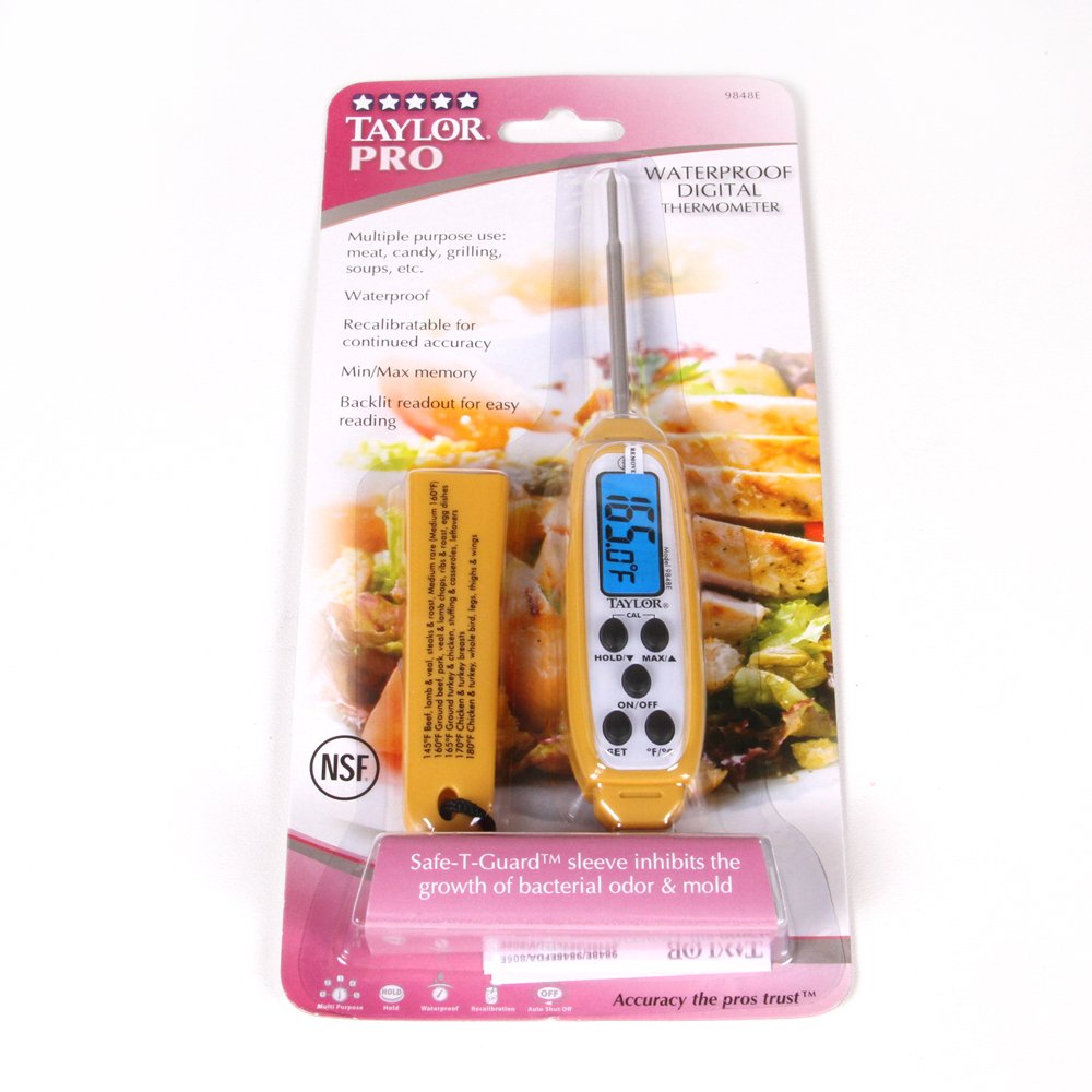 Taylor Precision Products Commercial Anti-Microbial Instant Read Thermometer: Industrial & Scientific