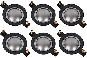 Fotha 6Pcs Replacement Diaphragm Compatible with Timpano Tempesta TPT-RPDH2000 Compatible with Timpano Tempesta TPT-DH2000 Horn Driver