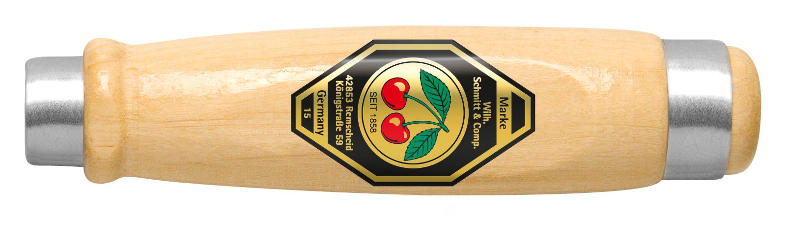 Kirschen 1901150 Handle 150mm of Hornbeam, Beige/Silver