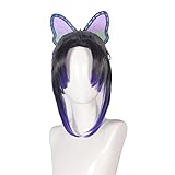 maysuwell Cosplay Wigs for Women Black purple short