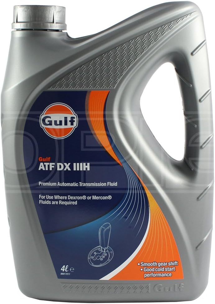Gulf Gulf ATF DX IIIH automatic transmission fluid 4 Litre 4L