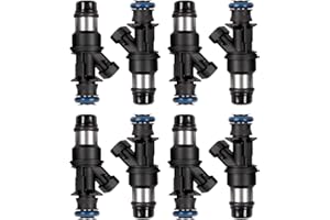 PYHAUTO Fuel Injector FJ315 Compatible with 2002-2005 Silverado 1500 2500 3500,2001-2003 Sierra 1500 2500 3500 4.8L 5.3L 6.0L,Replace 25317628, 17113698, 17113553, FJ10062 8pcs 2 Holes