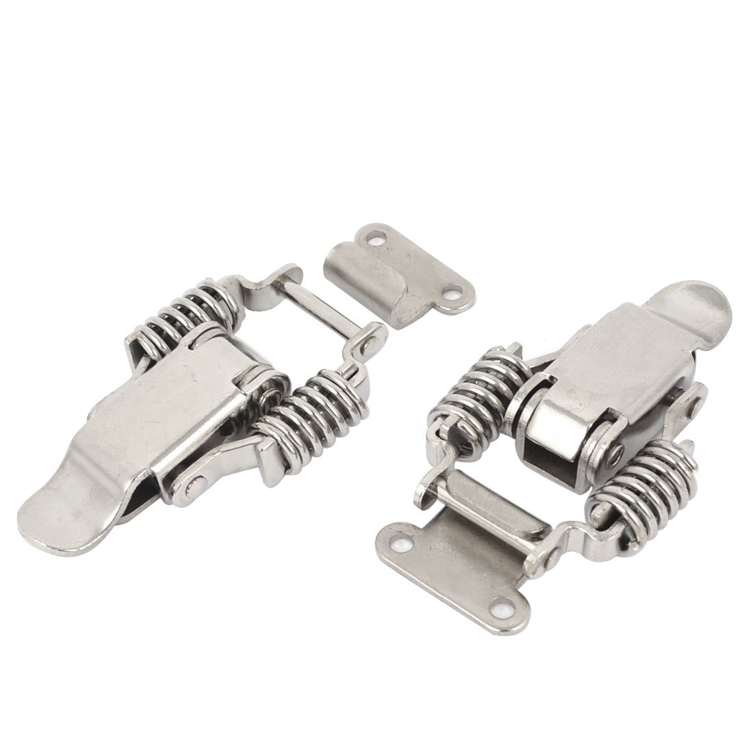 Sourcingmap Marine Compression Spring Metal Tensioning Suitcase Draw Latch 2 Pcs