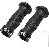 TOPCABIN Bike Handlebar Grips,Short Mini Bicycle Handlebar Grips Two-Color Rubber Bike Grips Fit Many Standard Bikes 2PCS 90MM Length