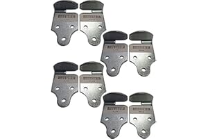 RELIABLE AFTERMARKET PARTS Four (4) RH & LH Latch Rack Corner Bracket Set for Trailer Corners