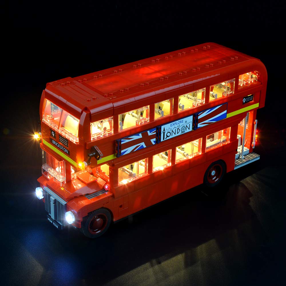 GEAMENT Upgraded Version 10258 Light Kit For Creator Expert London Bus Compatible with LEGO 10258 Model (Building Set Not Included)