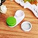 Contact Lens Cases - 12 Contact Case Value Pack, Bulk 1 Year Supply in a Convenient Storage Container, FDA Approved, Safe-Eco Friendly Premium Cases- by Vizn Pro