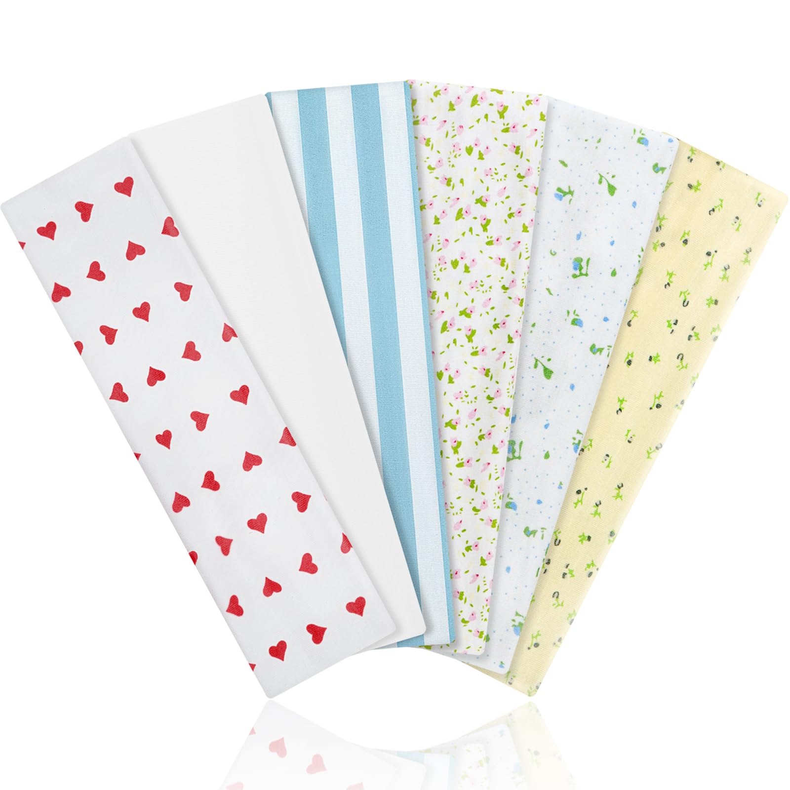 BELEVO Unisex Headbands for Women’s Hair – 6Pcs 6cm Stretchy Head Band for Doing Sports, Yoga, Skincare, Running Headband - Fashion Breathable Hair Band for Sweat-Wicking