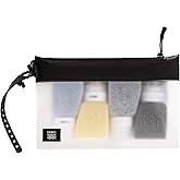 Gravel TSA Approved Travel Bottles – Leakproof, BPA-Free, Compact Toiletry Containers (4-Pack, 3oz)