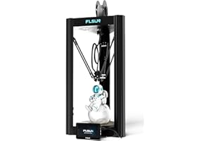 Official FLSUN V400 Delta 3D Printer Fast 600mm/s Max Speed 20000mm/s² Save 85% of Printing Time with Full Metal Direct Extruder 7" Touchscreen FDM 3D Printers Printing Size φ11.8"x16"