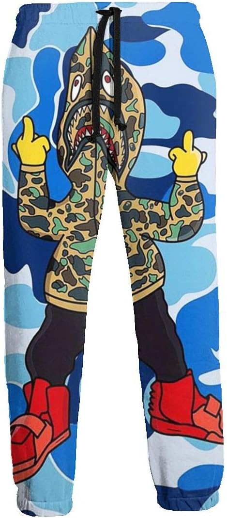 Muindancer Sweatpants for Men, Lightweight Gym Jogger Workout Elastic Sweatpant with Pockets