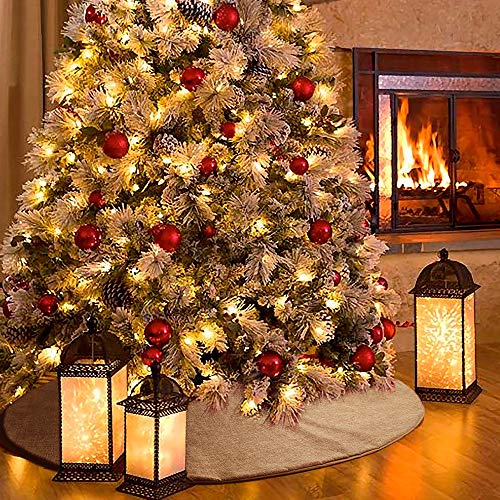 PartyBus Burlap Chirstmas Tree Skirt 48'' - Thumbnail 4