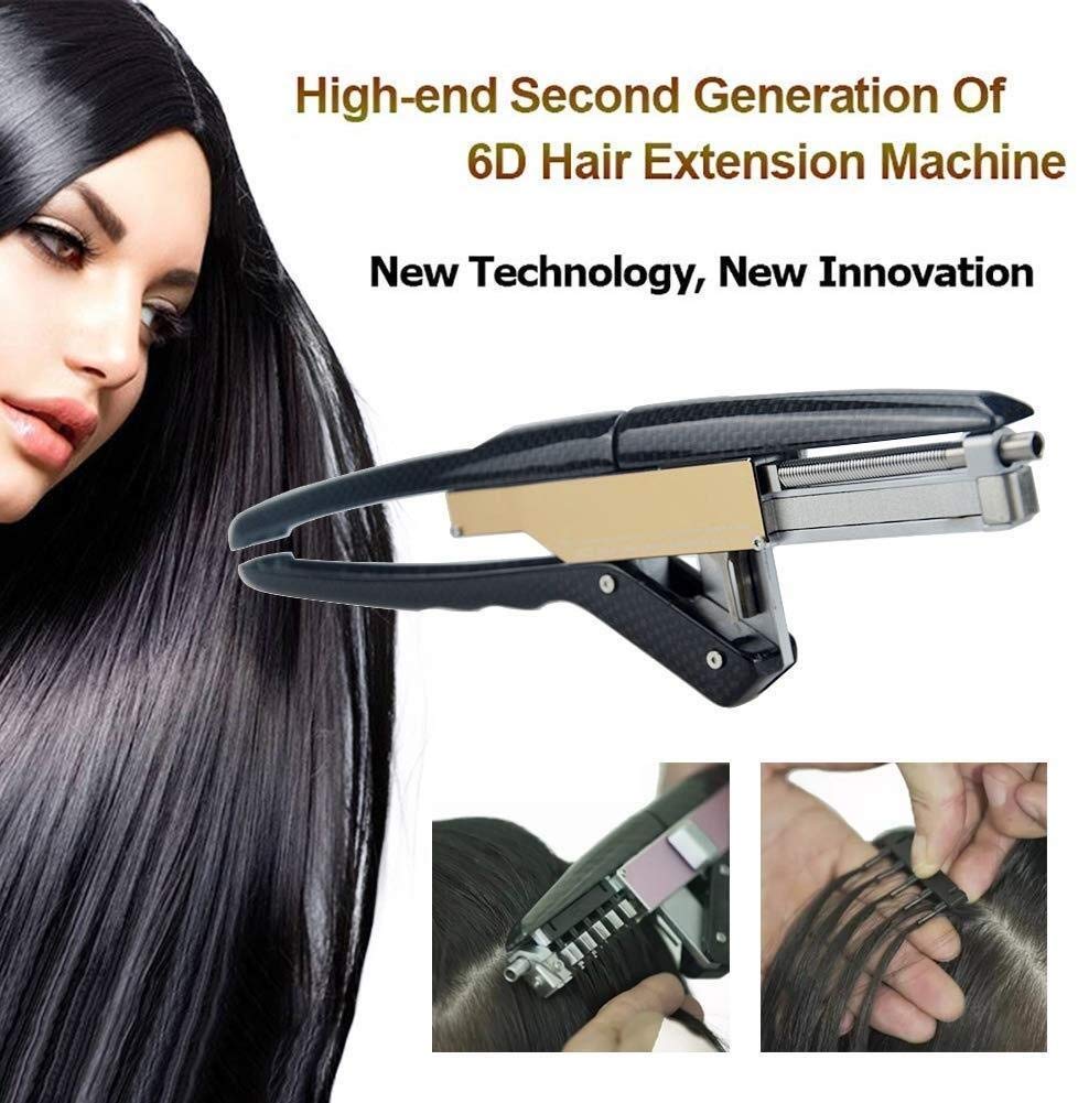 Qbylyf Hair Extensions 6d High End Machine Connector Hair Remove