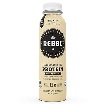 Rebbl Super Herb Protein Elixirs Cold Brew Coffee