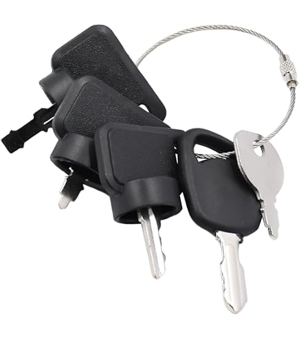 6-Pack Lawn Mower Ignition Keys - Fits Husqvarna, Craftsman, John Deere, Kohler & More (Part 430-009)