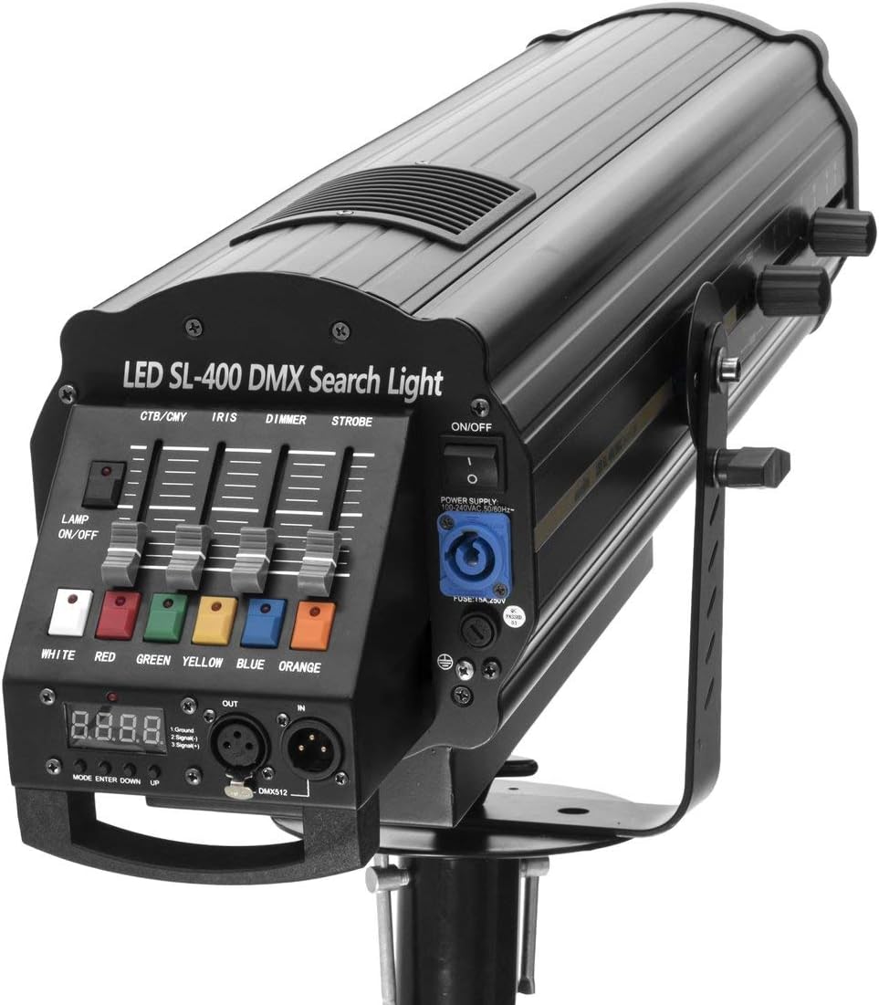 Eurolite LED Flashlight Sl-400 DMX Search Light, Multi-Colour, Multi-coloured - Image 3