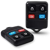 Big-Autoparts Key Fob 4 Button Keyless Entry Remote Control Key Fob Compatible with Ford Focus Explorer Mercury Lincoln Mazda Tribute,2 Pack