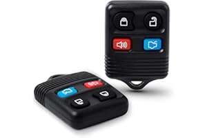 Big-Autoparts Key Fob 4 Button Keyless Entry Remote Control Key Fob Compatible with Ford Focus Explorer Mercury Lincoln Mazda Tribute,2 Pack