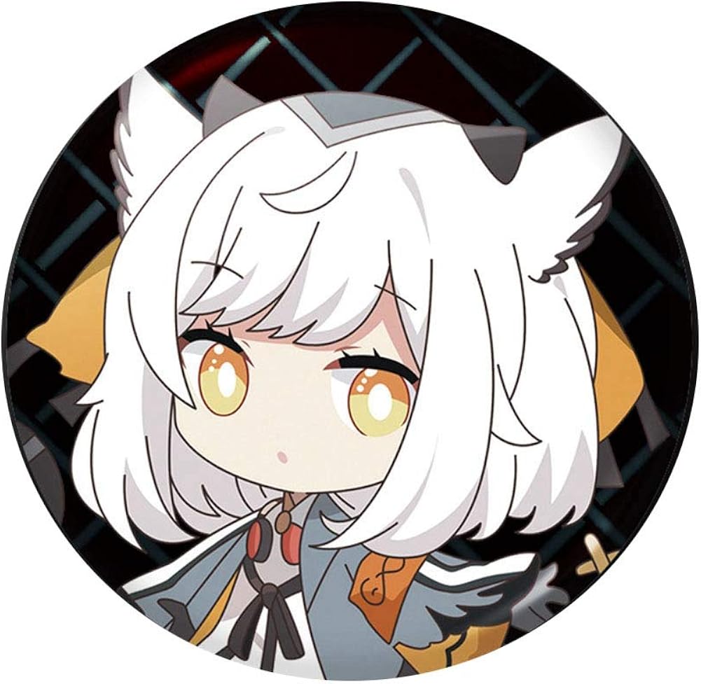 Amazon Com Aristory Anime Game Arknight Wiki Cosplay Badge Japanese Cartoon Figure Amiya Brooch Pin Jewelry Collection Bag Clothes Decoration F H07 Clothing