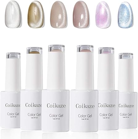 Amazon ジェルネイル カラージェル マグネットジェル キャツアイ 猫目 ネイルアート Uv Led対応 6色入り 10ml マグネット付き ジェルネイル 通販