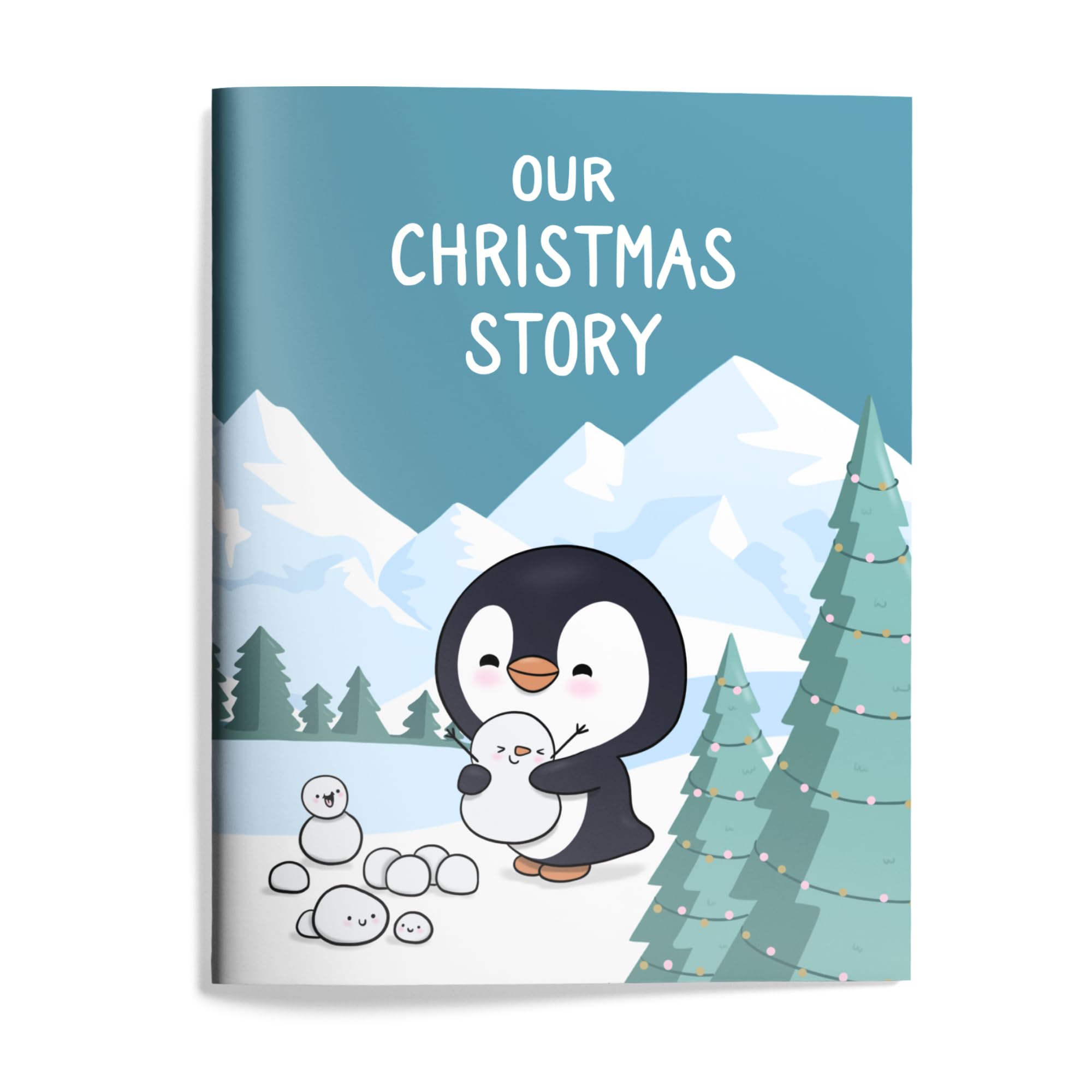 ALY LOU Christmas Activity Book for Loved Ones – Hand-Drawn Memory Journal Fill-in Prompts, Handmade Present, Perfect for Family & Friends (Christmas Story - Fill In The Blanks)