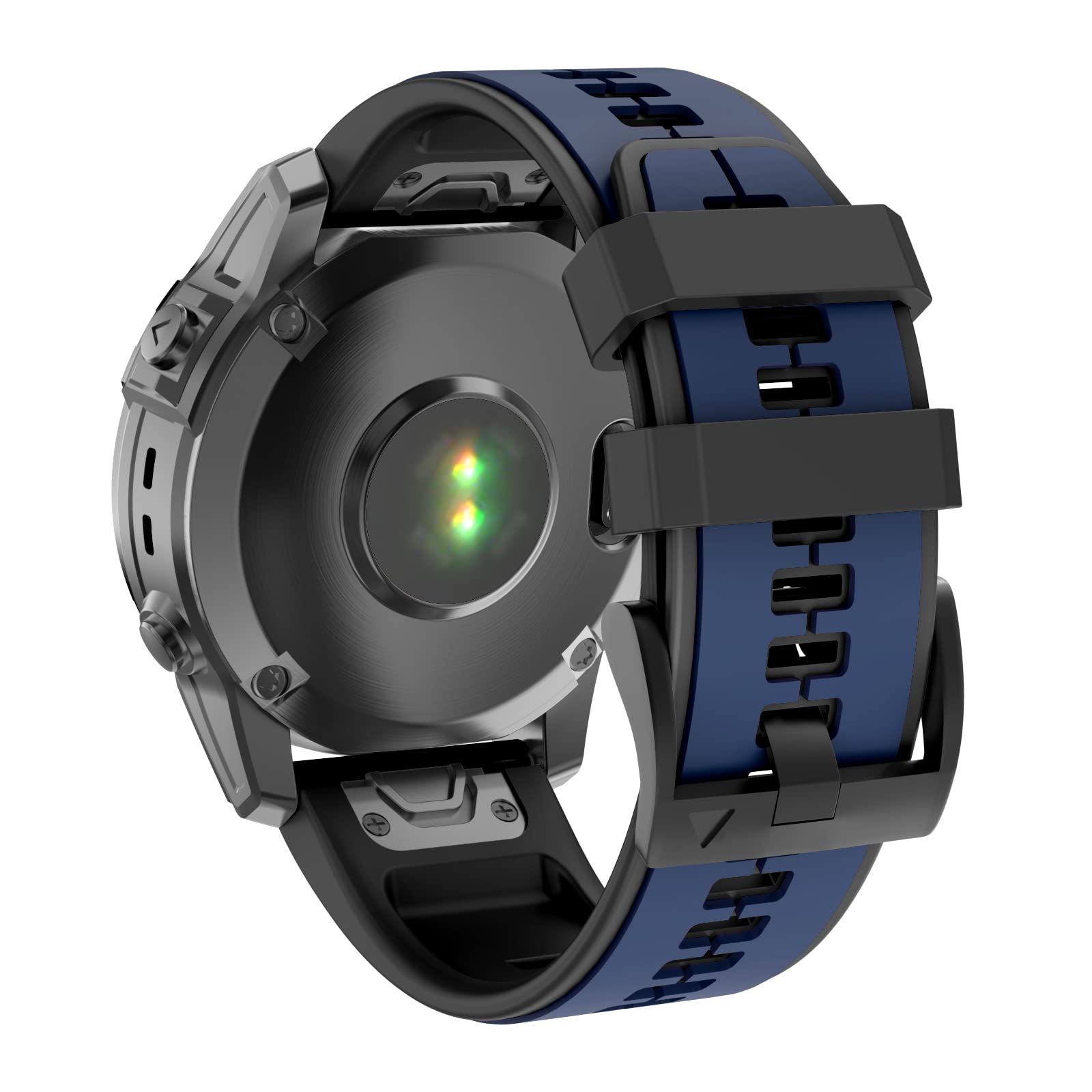 MYSNBKN Fenix 6X Strap 26mm Silicone bands for Fenix 8 51mm/Fenix 7X/Fenix 7X Pro/Fenix 6X/Fenix 6X Pro/Fenix 5X/Fenix 5X Plus/Fenix 3/Fenix 3 HR/Tactix/Descent MK1/D2 Delta PX/D2 Charlie