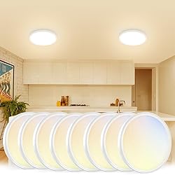 VOLISUN 8Pack 5CCT LED Flush Mount Ceiling Light, 7