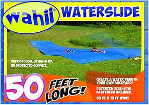 Wahii Waterslide 50' - World's Biggest Backyard Lawn Water Slide