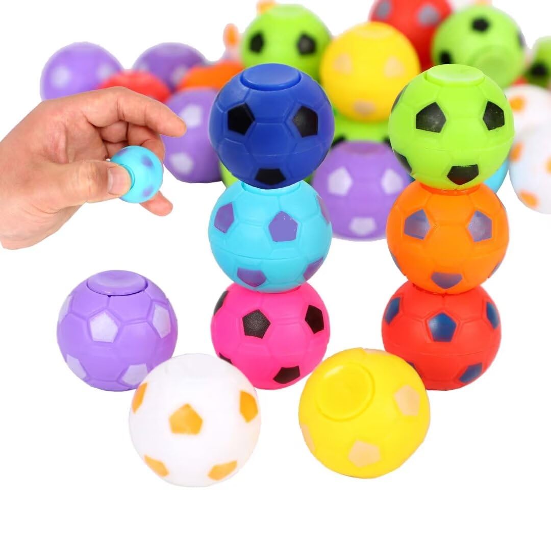 Photo 1 of 9-32pcs Mini Fidget Spinner Soccer Ball Toy for Kid Boy Girl, Soccer Party Favor, Bulk Kid Prize for School Classroom, Small Return Gifts for Kids Bitdhday Goodie Bags Stuffers Treasure Box Prize