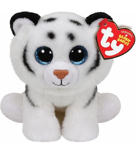 Amazon.com: Ty Tabor - Pink & White Tiger Regular : Toys & Games