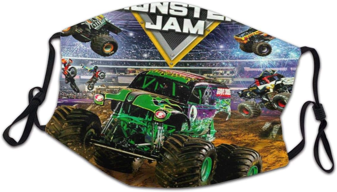 Classic Child Kid Dust Mask Truck_Grave Face Mask Outdoor for 6-16 Years Old Youth